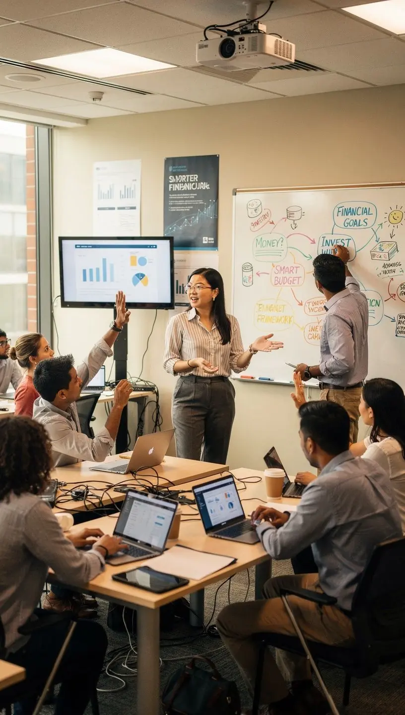 Modern office workspace